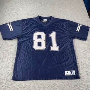 Terrell Owens Dallas Cowboys Jersey Size XL Vintage Blue #81 Football *